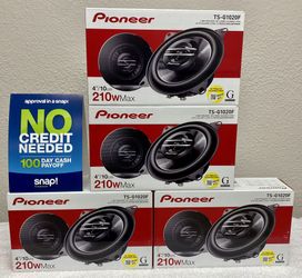 New Pioneer 4” inch 210 Watts Max Car Audio Speakers (pair)🔥🔊