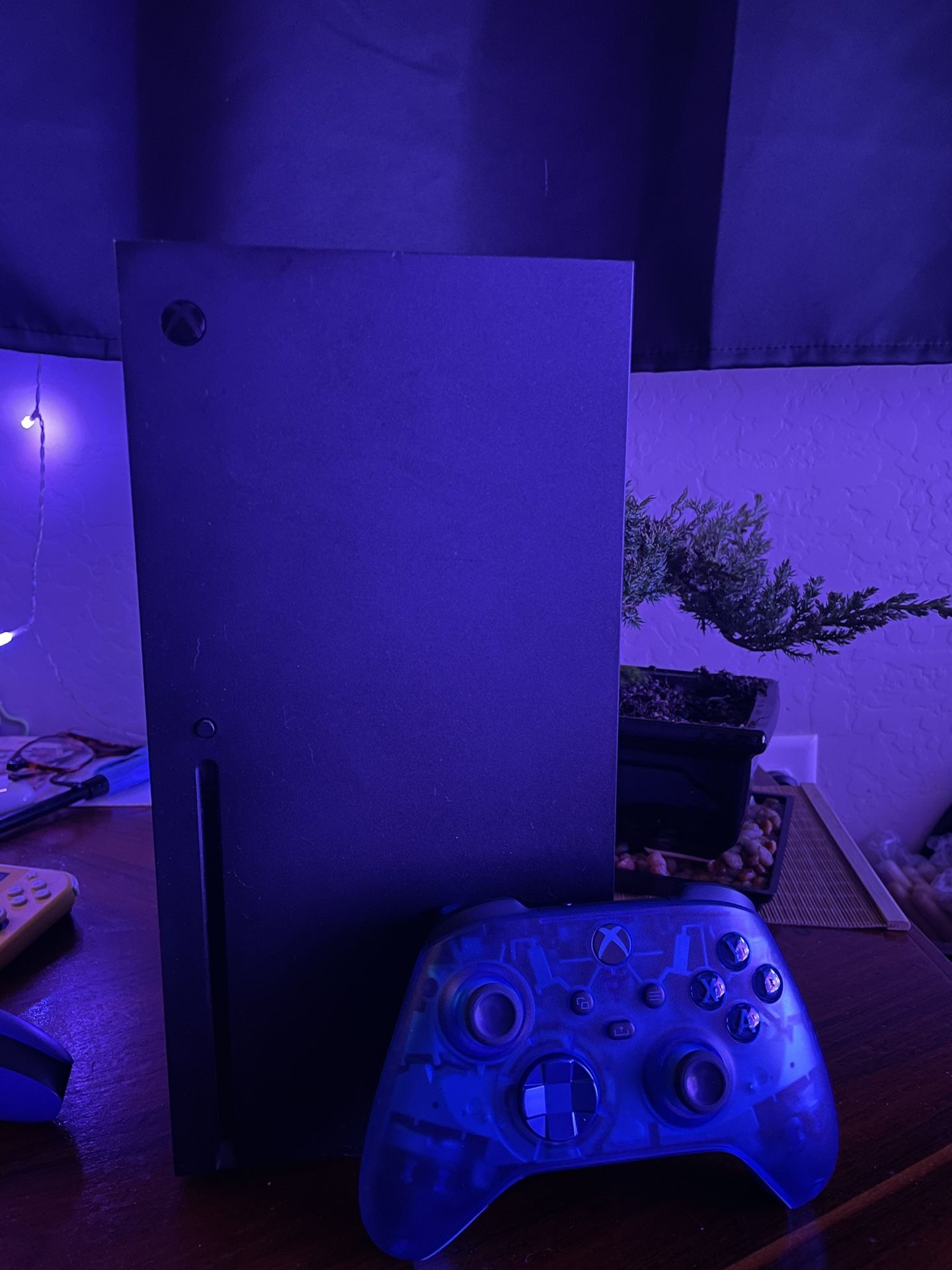 Perfect Xbox Series X 1TB With Blue Cypher Controller And Xbox Steel Series Wireless Headset Adult-owned, smoke-free Home