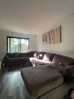 Brown couch