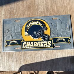 Chargers license plate