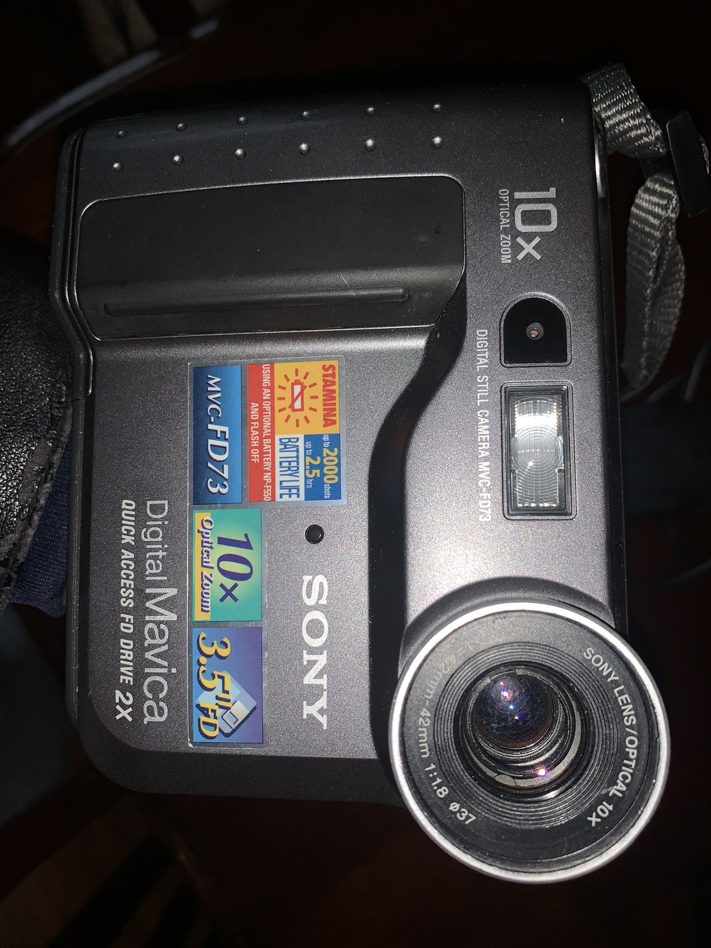 Sony 10x Optical Zoom Digital Mavica Camera W/ Floppy Disk Drive