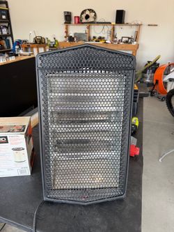 Black Radiant Electric Space Heater