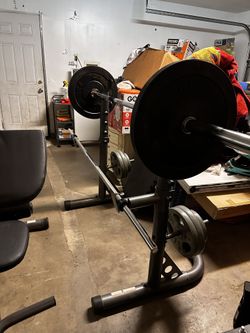 Squat Rack And Bench