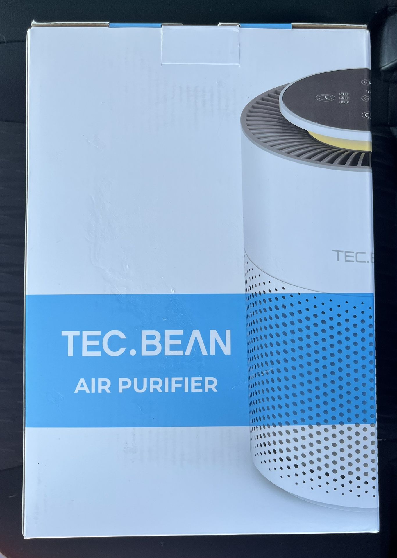 TEC.BEAN Air Purifier for Bedroom with Adjustable Night Light, H13 True HEPA Air Filter for Office Desk, Odor Eliminators for Home, Sleep Mode 20dB Ai