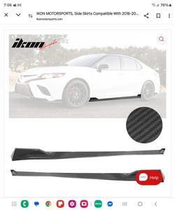Side Skirt Toyota Camry 18 -24 #149