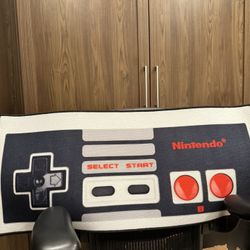 Nintendo controller rug