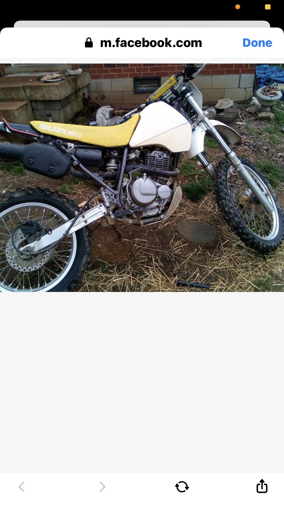 Dirt bike 350