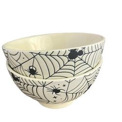 Disney Mickey Mouse Halloween Spooky Spider Web Bowls Price Is For 2