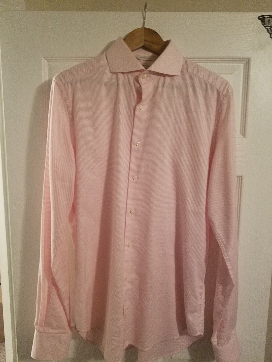 Suit Supply shirt, pink 16 1/2 L