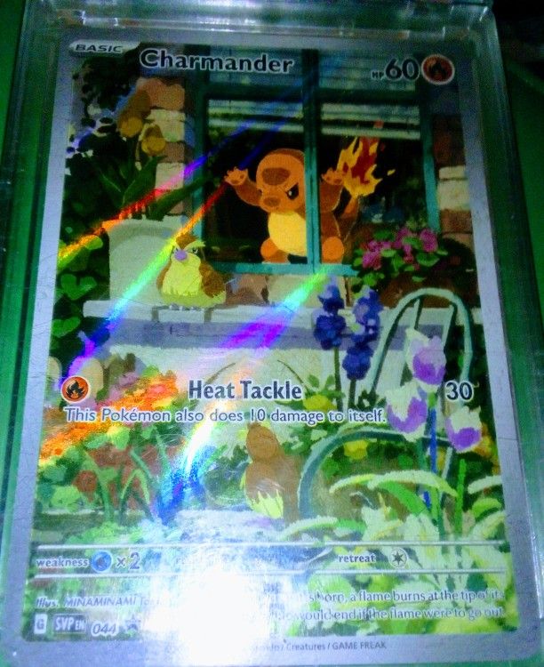 RARE CHARAMANDER HOLOGRAM POKEMON!!