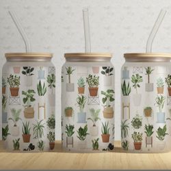 Obsessed With Plants Glass Tumbler - Ready For Pick Up