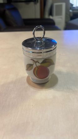 Royal Worcester Evesham Egg Coddler $15