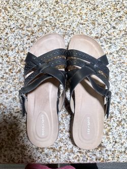 Easy Spirit Black Strappy Sandals Size 11