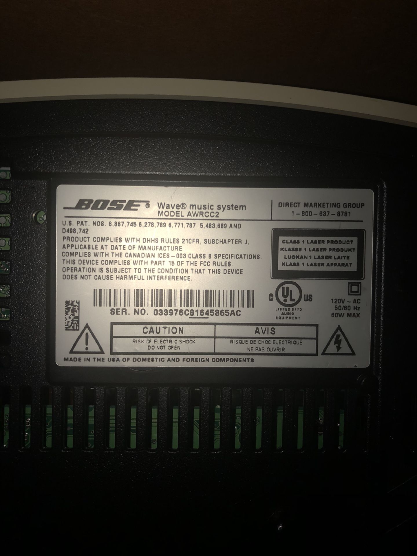 Bose Wave Radio CD Player