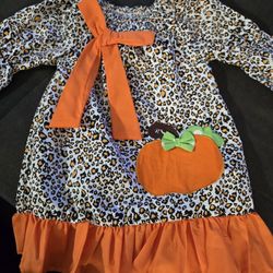 Boutique Fall Dress Size Large (Approx Size 5)