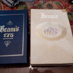 Beam's 150 & 175 Month Old Whiskey Decanters In Original Boxes