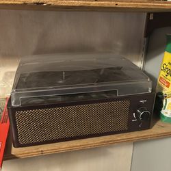 low price moving- $200 retail like new record player from urban outfitters