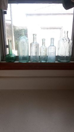 Vint  light Blue Tint Glass  COLLECTOR ITEMS