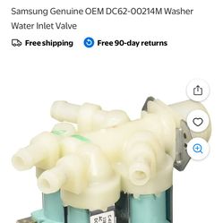 Washer Water Inlet Valve