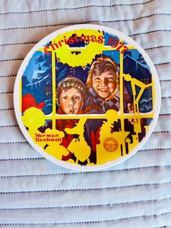 Norman Rockwell Christmas 1977 Collector Plate