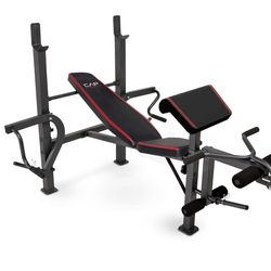 CAP Strength Standard Bench with Butterfly and Preacher Curl