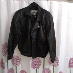 Mirage ..side S...Man Black Leather Jacket
