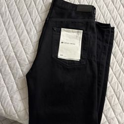 Purple black jeans baggy