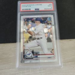 Dodgers Gavin Lux Graded Rookie Card