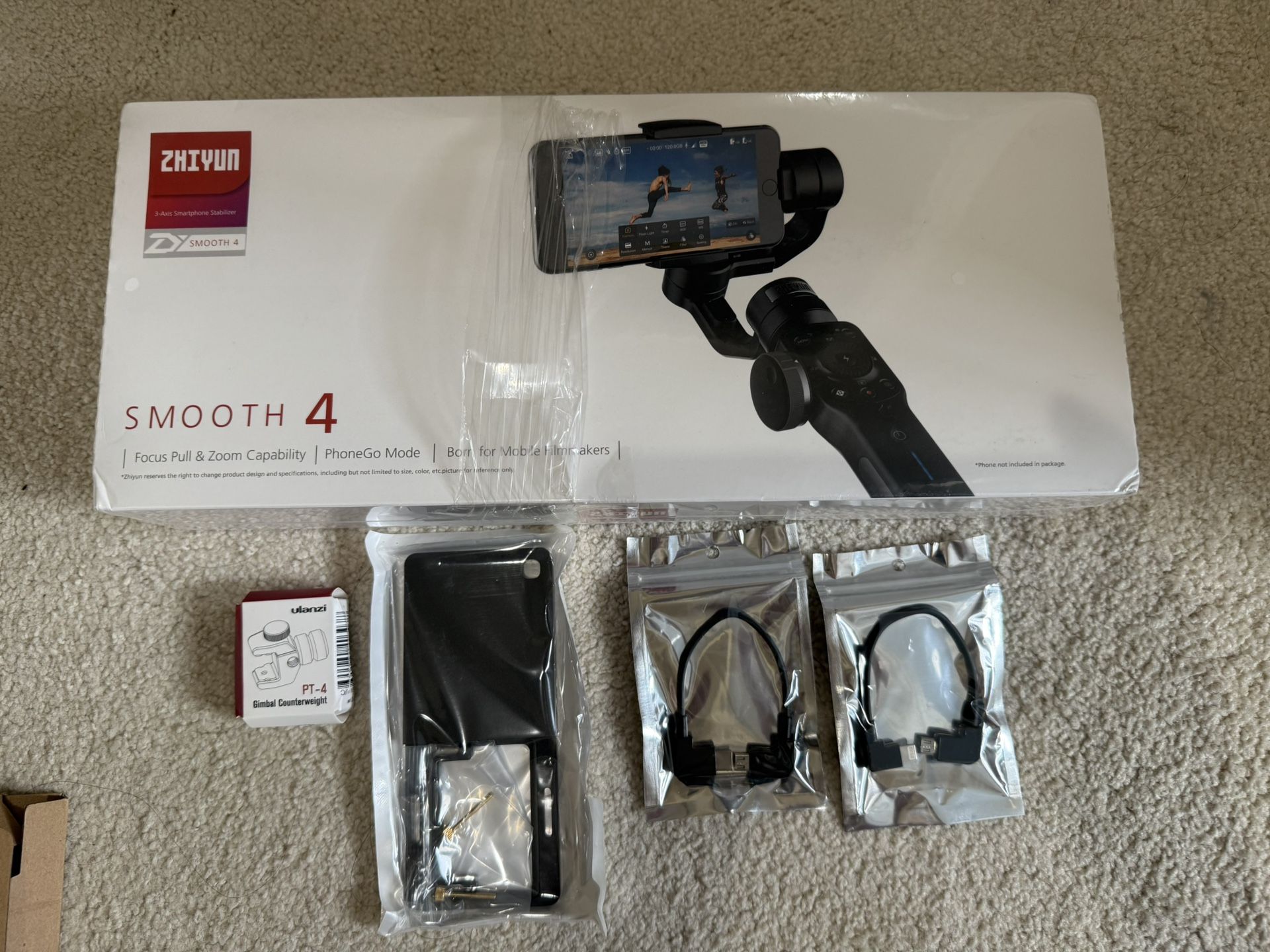 Smooth 4 Phone Gimbal - Never Opened