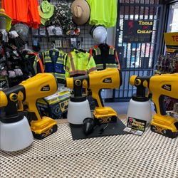 TFC Cordless Paint Sprayer(Tool Only)( Compatible w/ DEWALT 20v Batteries) $59 EACH 
