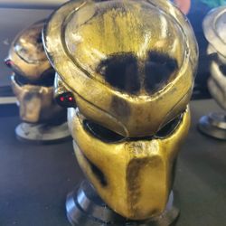 Half Size Predator Display Helmet With Lights Halloween Horror