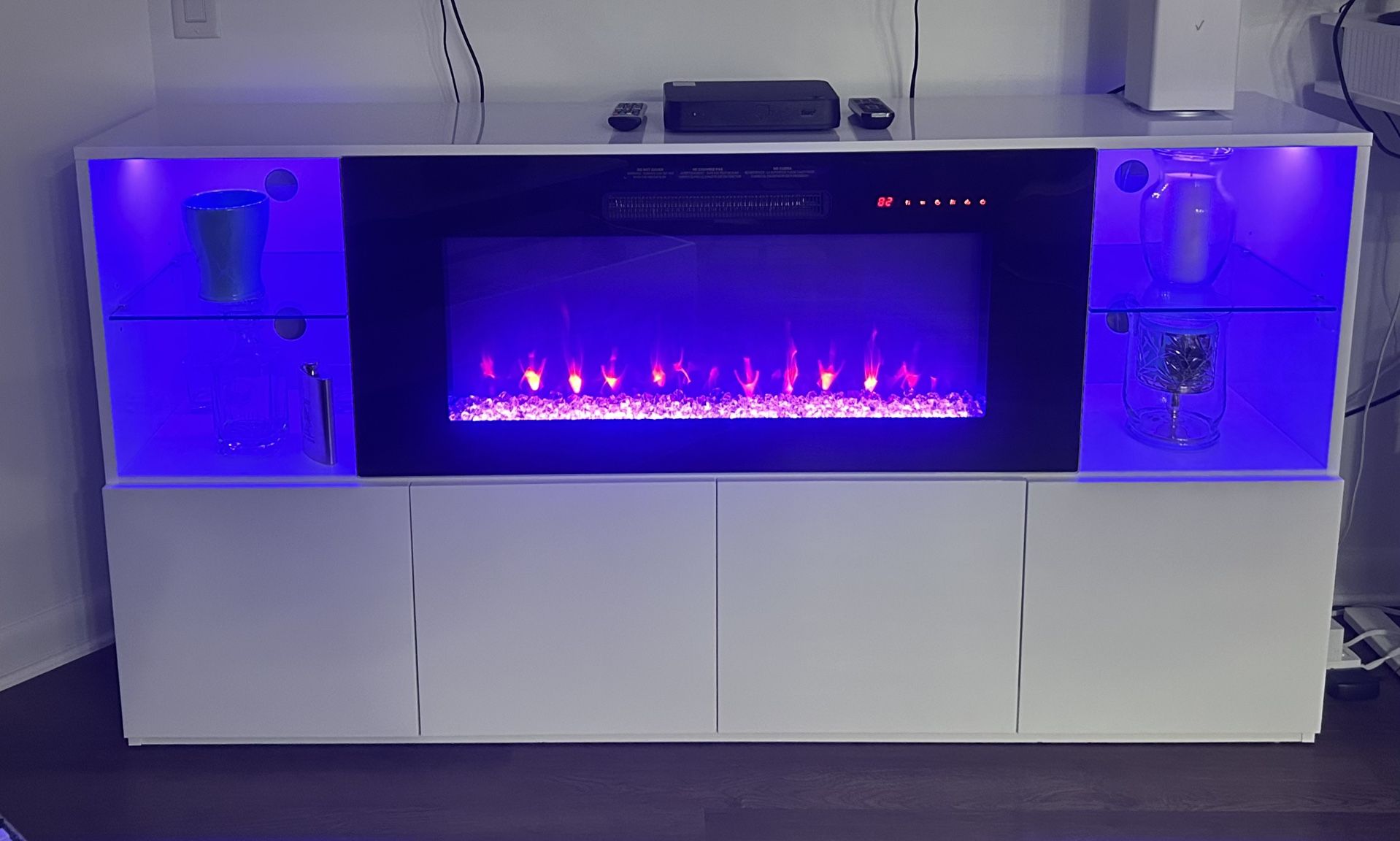 Modern Fireplace / TV Stand