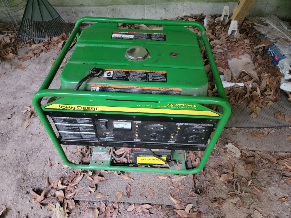 John Deere 6500w Generator