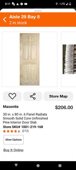 Solid wood doors