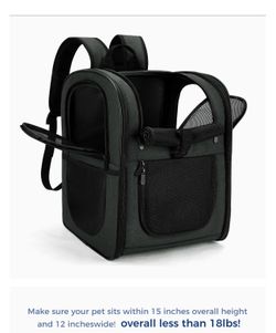 Pet backpack carrier