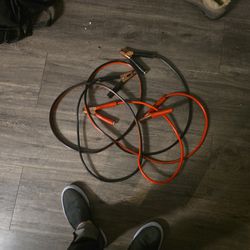 10ft Jumper Cables- Practically New