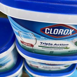 Clorox Triple Action Dish Washer Detergent Pods 