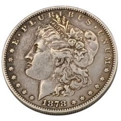 1878 Genuine Morgan Silver Dollar Coin, United States $1 Coin