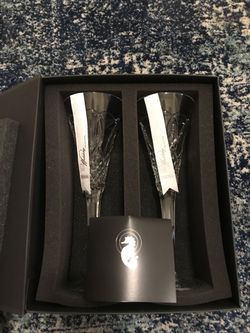 Waterford crystal champagne flutes wedding