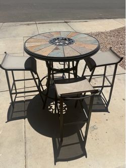 Table and chairs