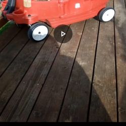 Red Two Seater Wagon