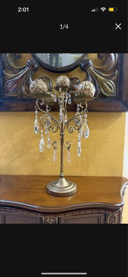 Chandelier with crystals
