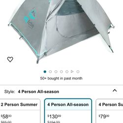 New Waterproof 4 Man Tent