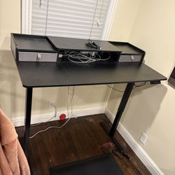 Brand new Standing Desk with shelves and stands