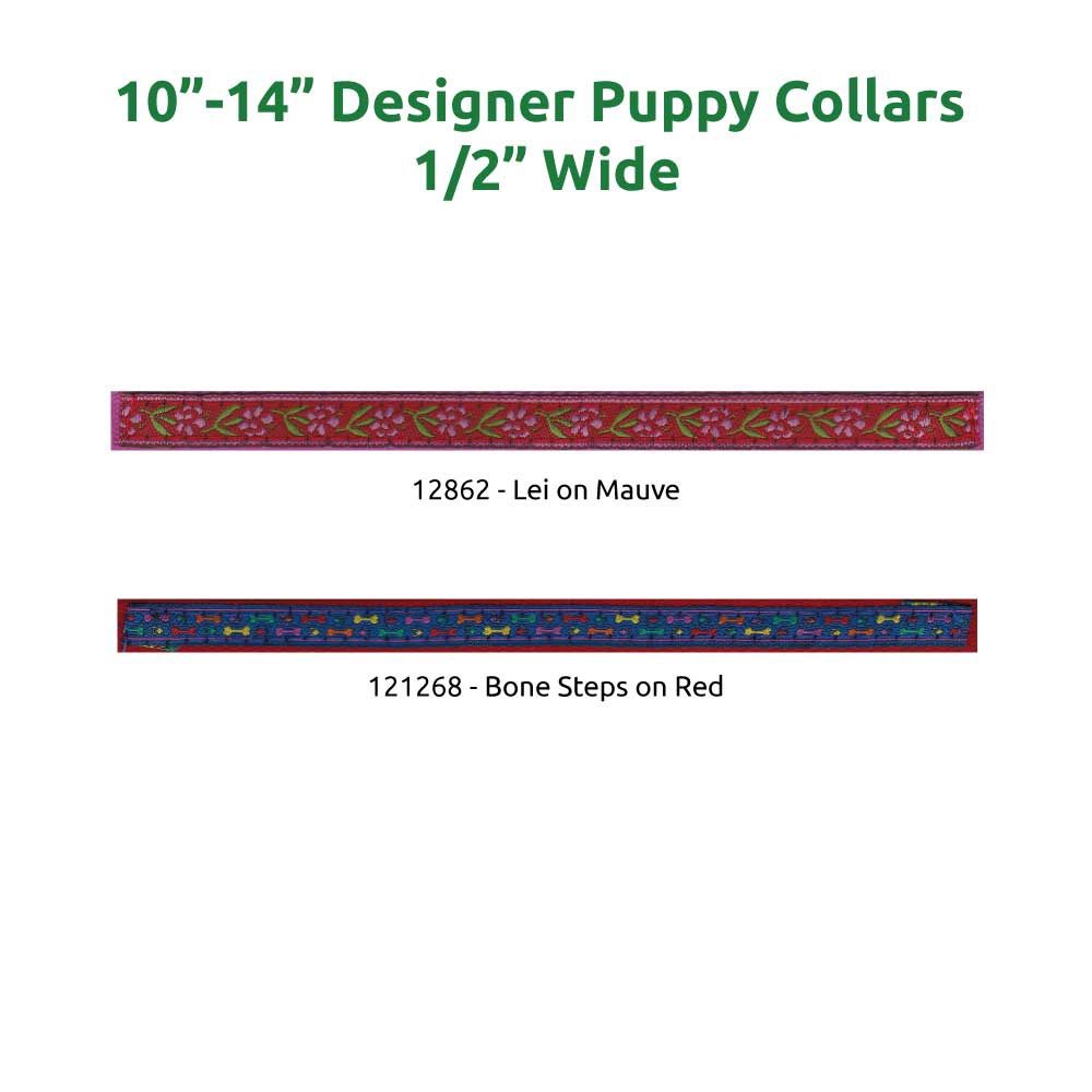 Puppies Collars 10”-14”L x 0.5” Wide