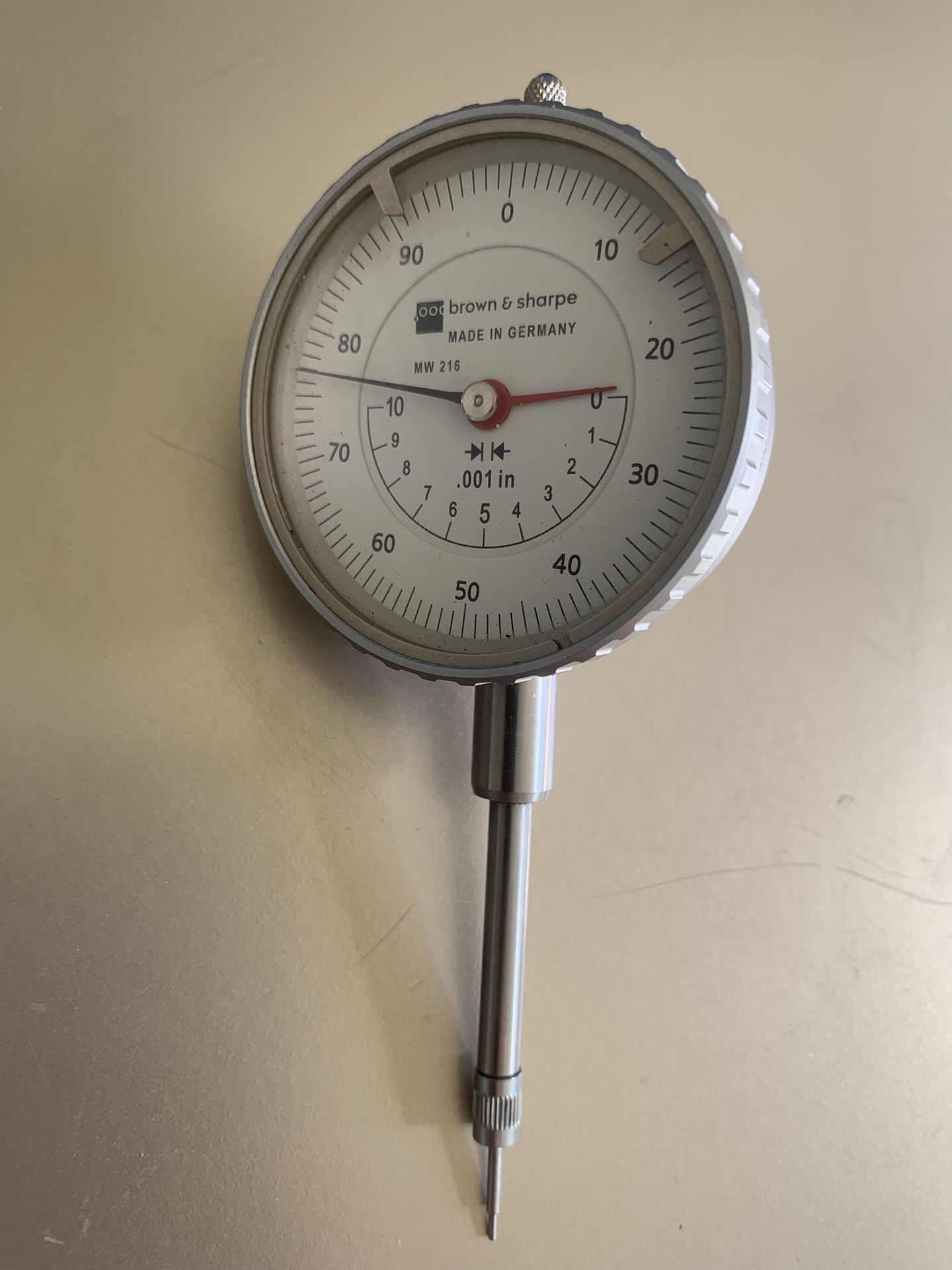 Brown & Sharpe 0-1 Drop Indicator Dial