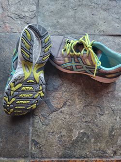 Avia gray/turquoise shoes womens