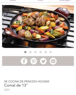 Comal  Mi Cosina     Princess House 