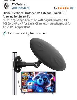 ATVFuture Omni-Directional Outdoor TV Antenna