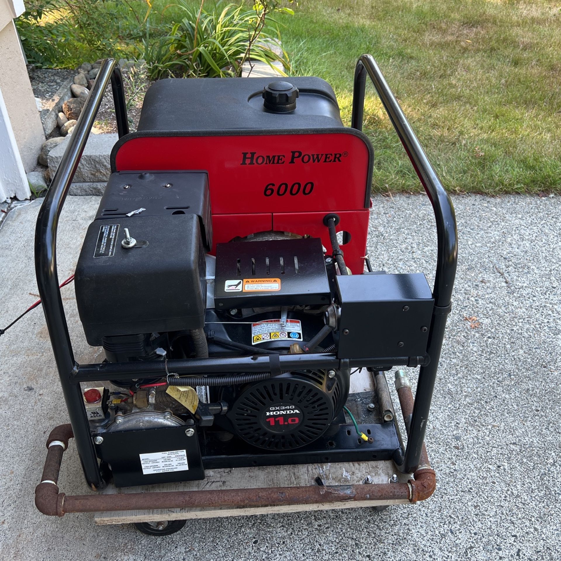 Wincing HPS 6000 HE Bi-Fuel-Portable Generator